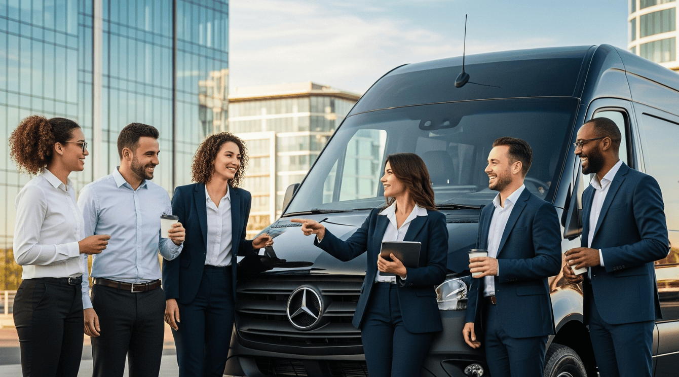 corporate limo service-executive sprinter van