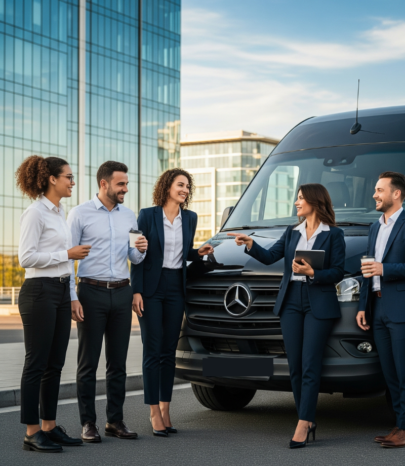 corporate travel-sprinter van
