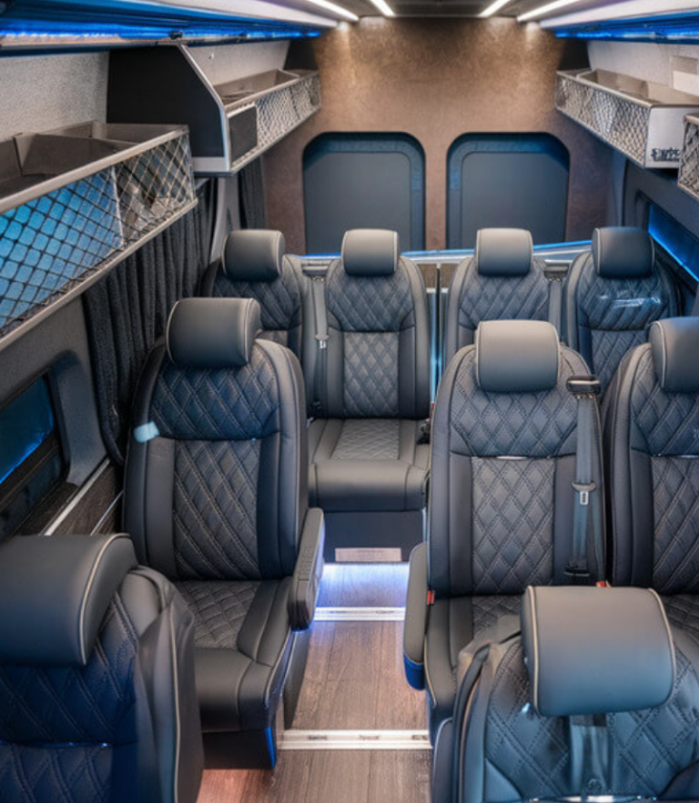 executive bus interior