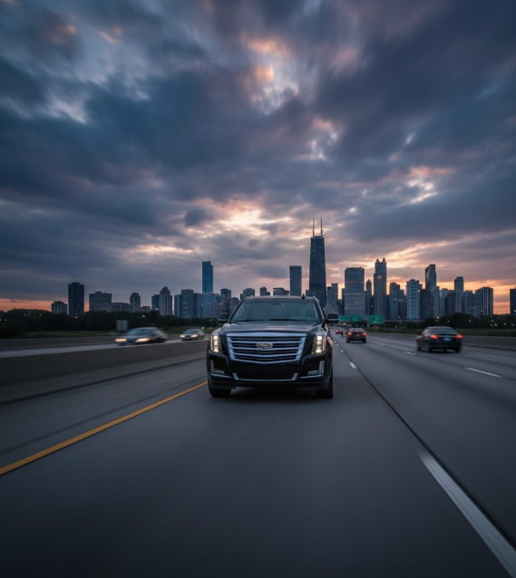 O'Hare Airport Black Car