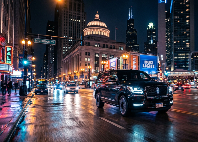 long distance car services for travel to springfield, madison, milwaukee